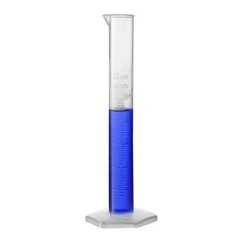 3Pack 10ml Laboratory Measurements Clear White Plastic Graduated Cylinder