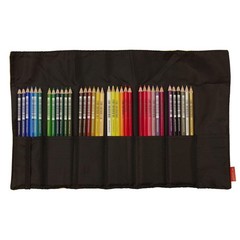 Tombow CR-NQ36C Colored Pencils 36 Colors Roll Case Set Professional Art Japan