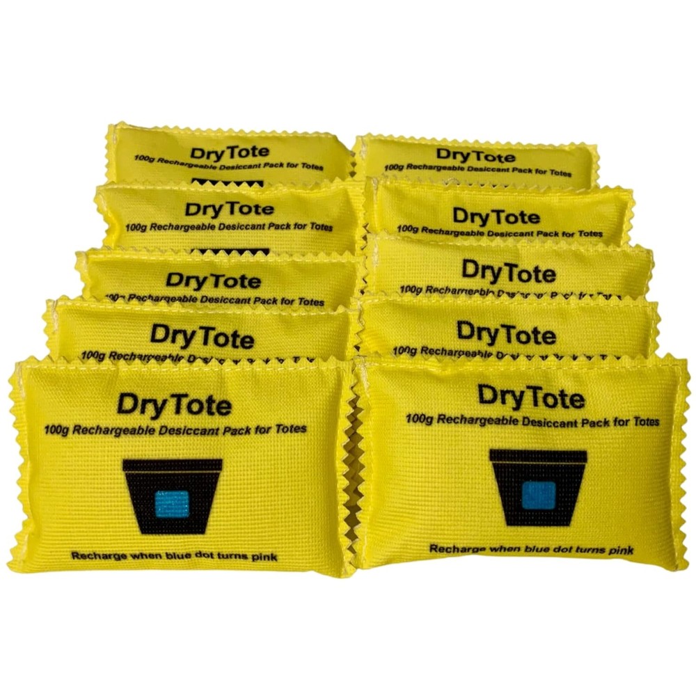 Rechargeable Silica Gel Packs 10 Pack, Color-Change