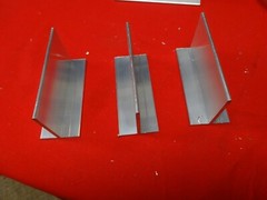 3 PIECES OF 6061 Aluminum T Bar, 1/8″ Thick x 2″ H x 1 1/2″ W x 4 5/8″ Length