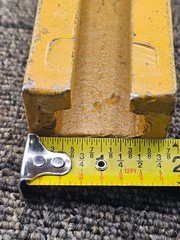 Romac 2D5572 Scarifier Tip Yellow fits CAT 12H, 12K, 12M, 120,120B, 120G, 120H