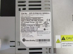 Allen Bradley PowerFlex 4M 380-480V .5 HP AC Drive 22F-D1P5N103