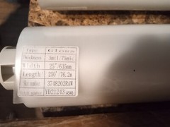 EZLoad Lamination Roll Film 2 Pack 25″ x 500′ 1.5 Mil White 3000004EZ