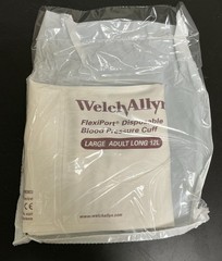 Case of 20 Disposable Large Adult Blood Pressure Cuffs SOFT-12L-1HP