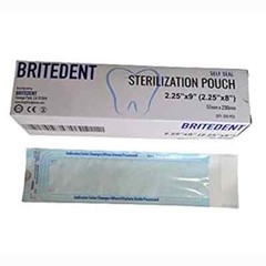 BriteDent 2.25″ x 9″ Sterilization Pouch, 200/Box