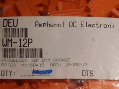 100 PIECES NEW, DEUTSCH WM-12P, DTM – Wedgelock, 12 Contact, Receptacle