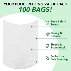 Poultry Shrink Bags,100 Pack,13x18Inches Clear Poultry Heat Shrink Wrap Chick…