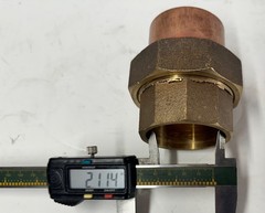 2″ CAST TO COPPER MALE UNION SWEAT SOLDER