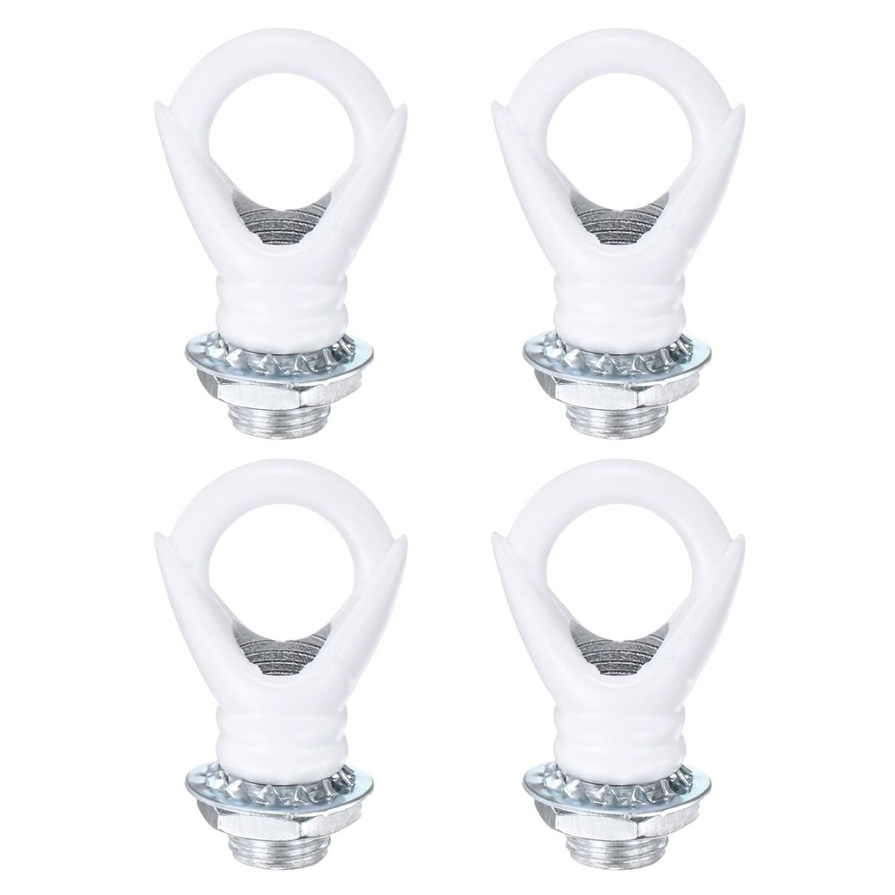 M METERXITY 4 Pack Light Fixture Hooks Ring Nuts,5kg Max Load 13mm ID M10 Thr…