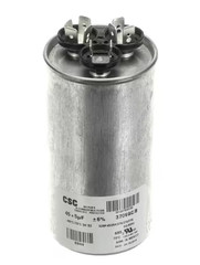 York 328P4505H37N37A5YK, 321207800100, Dual Run Capacitor, 370V, 45uF, 50/60HZ