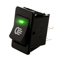2X Green LED 12V 35Amp Heavy Duty Toggle Flick Switch On Off Car Dash Light SPST