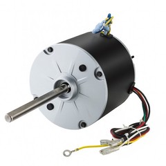 Uimoso Condenser Fan Motor with Capacitor 1/3HP 1075RPM 208-230V CW/CCW Rotation