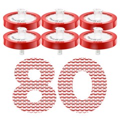 800PCS PTFE Membrane Syringe Filters 25mm Diameter 0.22um Pore Size Hydrophobic