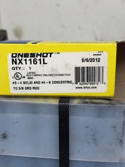 ERICO CADWELD Exothermic Welding Mold Blocks NX1161L One Shot Weld Mold