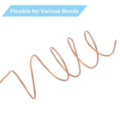 Bare Copper Ground Wire 18 Gauge 50 Feet Solid Braided Copper Cable