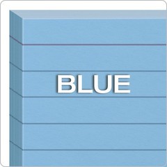 Ruled Color Index Cards, 3″ x 5″, Blue, 100 Per Pack (7321 BLU)