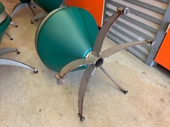 5 post modern cone chairs for restoration Funky 1980s 1990s Vintage Retro