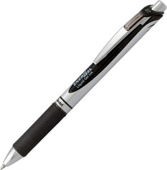 Pentel EnerGel RTX Liquid Gel Ink Pens, (0.7mm), Medium Line, Black Ink, Pack of