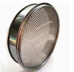 Φ 10cm/15cm/20cm/25cm/30cm 1-50mm Round Hole Mesh Aperture Standard Test Sieve