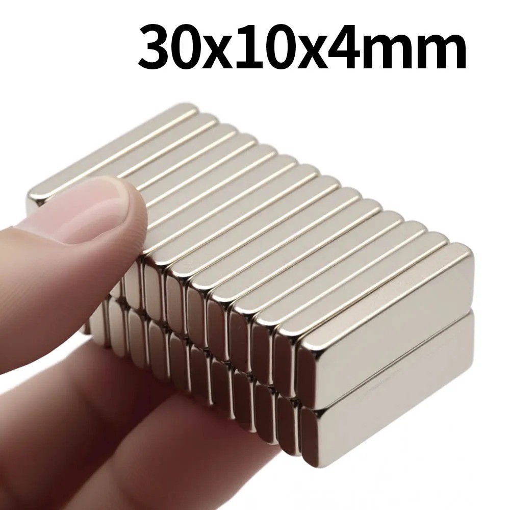 30x10x4mm Super Strong Neodymium Magnet N35 NdfeB Permanent Magnetic imanes Bloc
