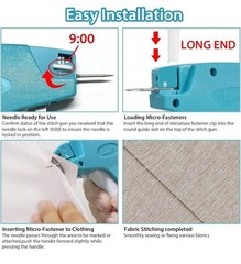 Fine Stitchy Gun for Clothes, Micro Tagging Gun for Clothing w/ Micro Fasteners