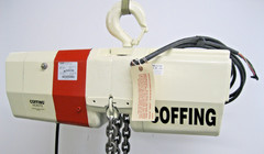 Coffing EC4024 Industrial Chain Hoist 3 HP 2 Ton 460V 24 FPM NEW Z99