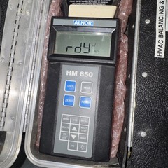 TSI Alnor HM650 Hydronic Manometer Tested turns on. Discontinued