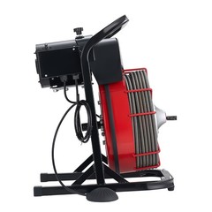 Uimoso Drain Cleaning Machine with 75FT x 1/2 In Cable and 4 Cutter Attachments