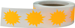 Color Coding Burst Labels Starburst Design | 2″ Inch | 500 Pack | Pick One Color