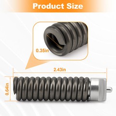 Integral Wound Solid Core Cable Ridgid 91037 3/8″ Drain Cleaning Repair End