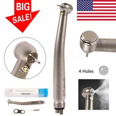 NSK Style Dental Fiber Optic LED E-generator high speed handpiece 4 HOLE Turbine