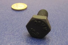 Tap Bolt FT Thread Class 10.9 M12 x 1.75 x 40 mm Length, 20 Pcs