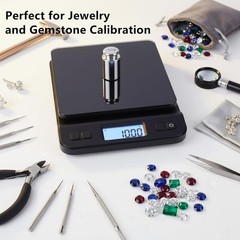 Chrome Plated Steel Calibration Weights Set 5 Grams M1 Digital Scale Calibrator