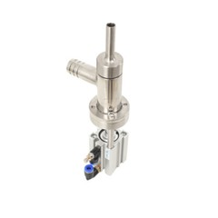 Filling Nozzle Head 12mm Anti-Drip Pneumatic Filling Machine Fittings Slivery