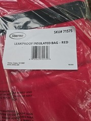 Sterno Insulated Delivery Bag, Leak Proof Hot Cold Food Transport,Extra Large