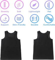 Cotton Tank Top Chest Binder for Tomboys