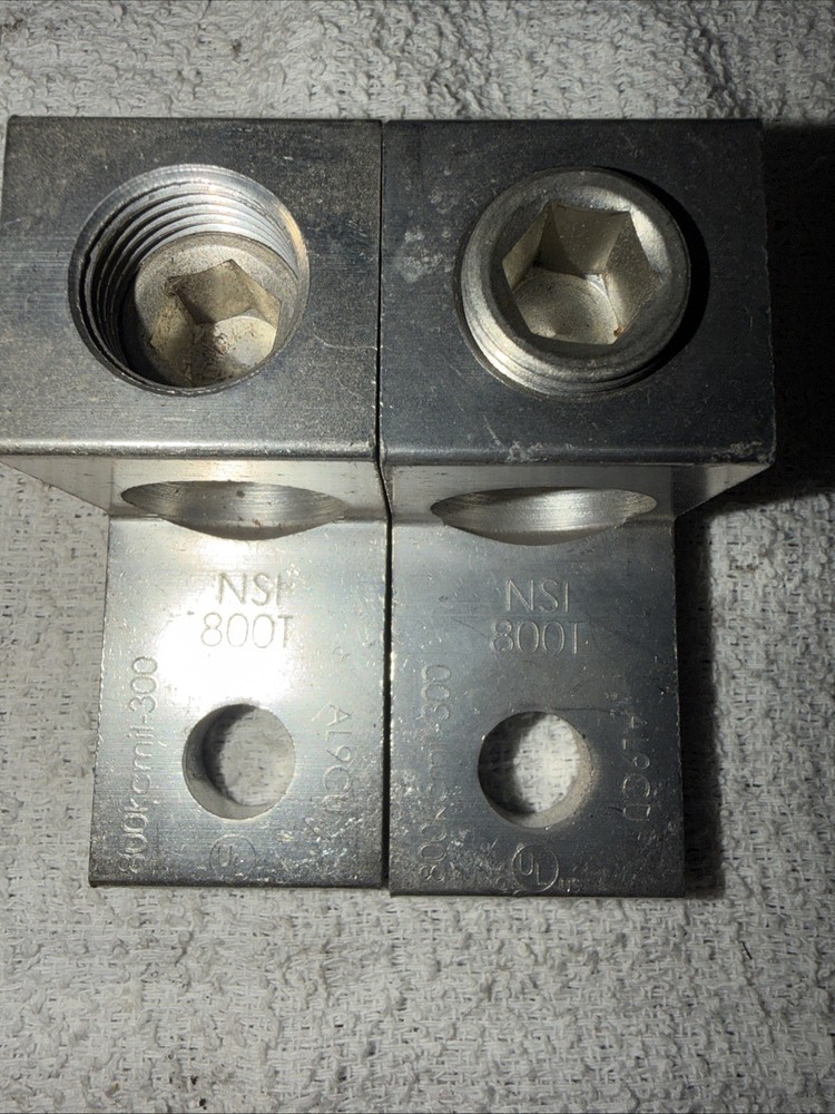 NSI 800T Mechanical Lug AL9CU, Lot Of 2