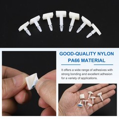 25 Pcs Adhesive PCB Spacer Support Height 0.62″ Fits PCB Hole Dia 3mm to 3.2mm