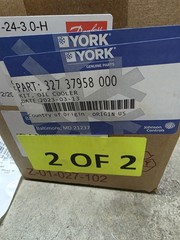 York 327 37958 000 oil cooler Complete Kit Brand NEW USA SELLER Genuine Parts