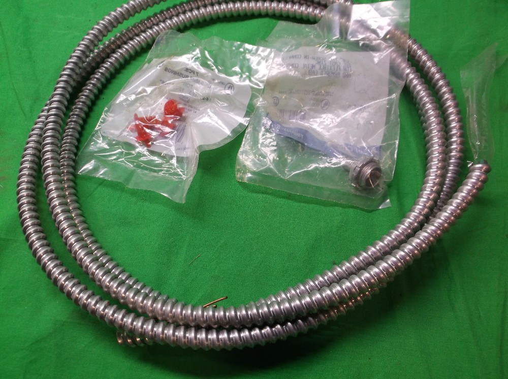 ELECTRICIAN’S CHOICE ALUMINUM-CLAD MC CABLE 14/3 25′