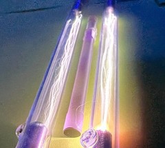 Nd: Neodymium Silicate glass Nd: solid laser rod 6mm x 80 mm /flash tubes