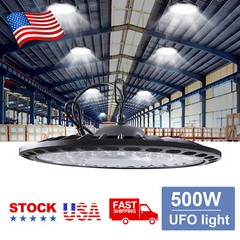 500W Super Bright Warehouse LED UFO High Bay Lights Factory Shop GYM Light Lamp