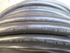 Free Ship, USA Made, 75′ 2/0 AWG Southwire Stranded Copper XHHW-2 Wire Black