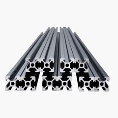 10PCS 39.4in (1000mm) T Slot 2020 Aluminum Extrusion Anodized Linear Rail