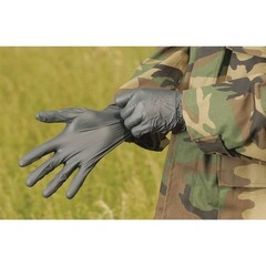 Showa 9700Pfxl 9700Pf, Disposable Gloves, 6 Mil Palm, Nitrile, Rolled Cuff,