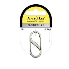 Nite Ize Sb1-2Pk-01 Double Carabiner, Stainless Steel, Pk2
