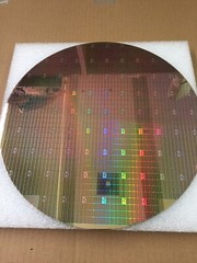 silicon wafer 12” 300mm copper pattern reclaim. Art, CPU, electronics, gifts