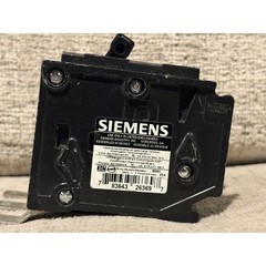 Siemens B320 20 Amp 3-Pole 240V Type BL Circuit Breaker HACR Rated 10k AIC