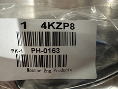 Lot of 10 Monroe PH-0163 Chrome Pull Handles 3″ Centers Cast Zinc NOS w/Screws