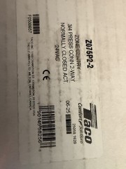 Z075P2-2 ZONE SENTRY 3/4 PRESS CONNECTION 2-WAY NORMALLY CLOSED ACT 24VAC